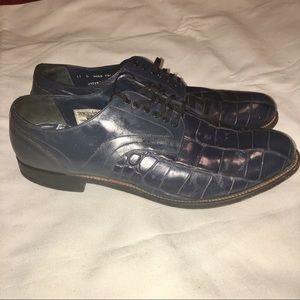 Men’s Stacy Adams Blue Dress shoes, Size 11